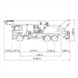 параметри автовишки АП-54