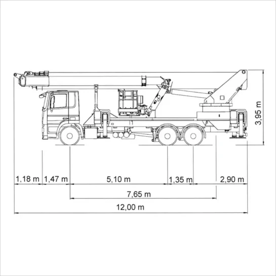 параметри автовишки АП-54
